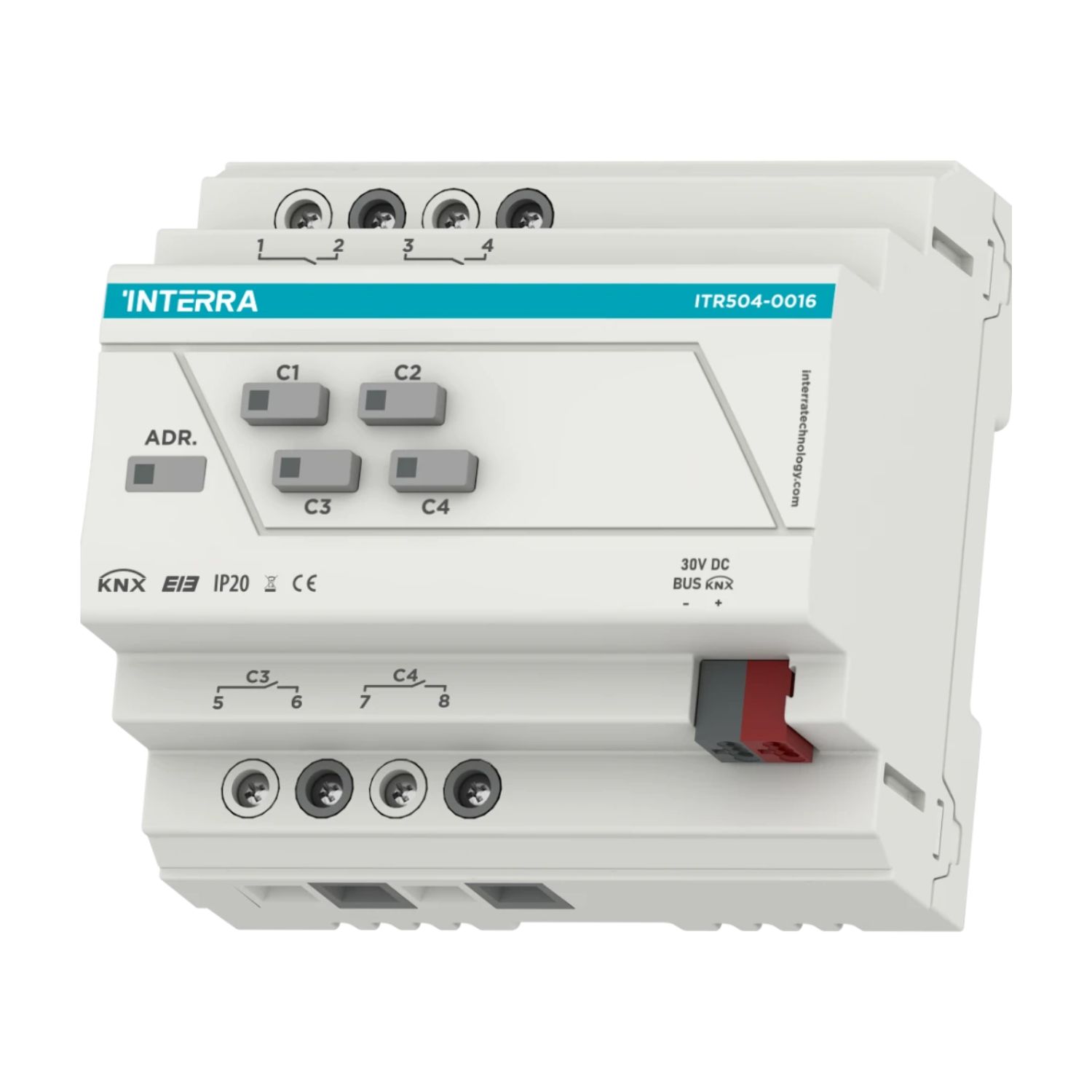 KNX Combo Actuator - 4 Channel