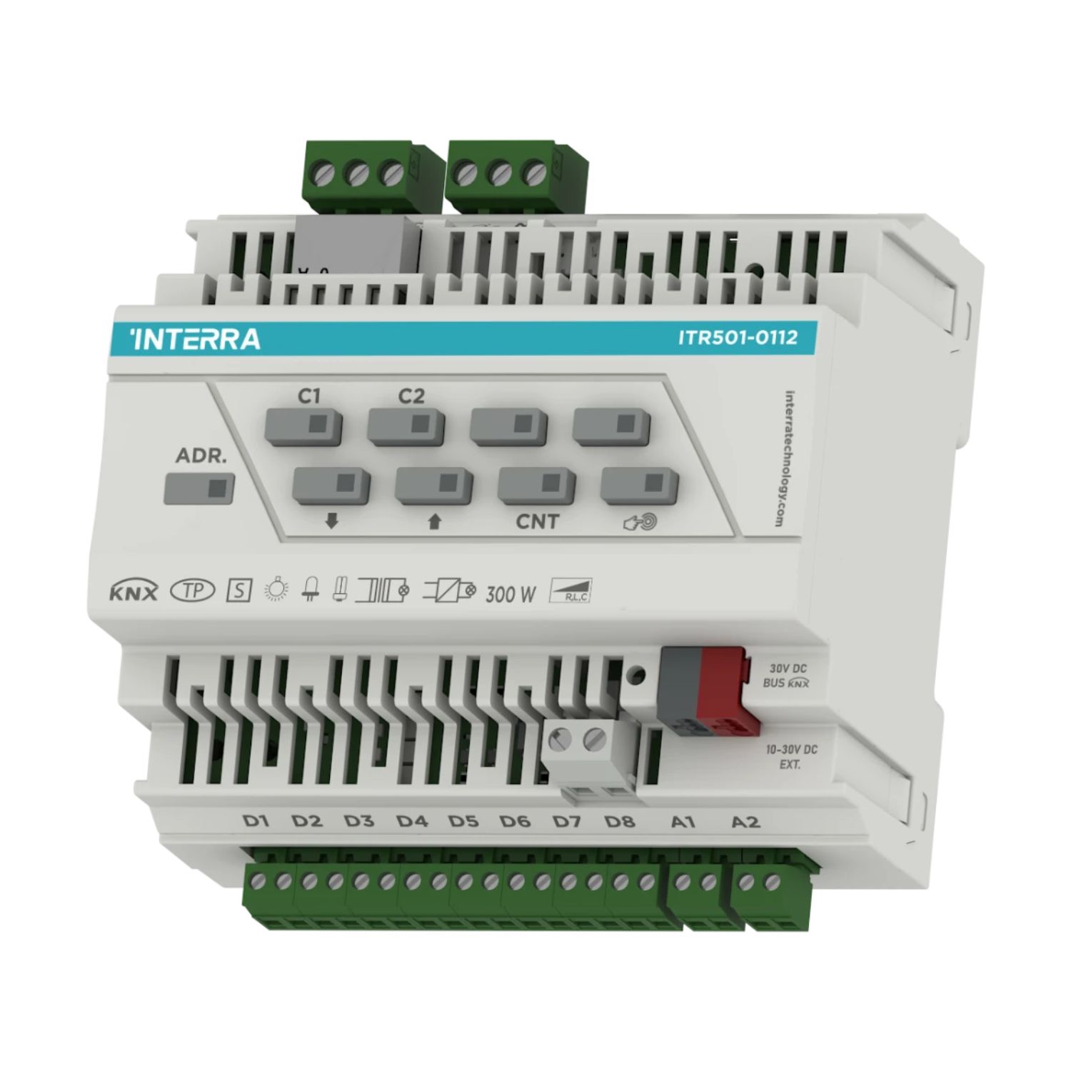 KNX Universal Dimmer Actuator - 2 Ch (w/8 Digital, 2 Analog Input, Ethernet)