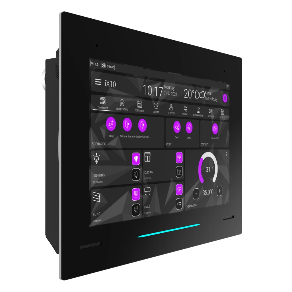 iX10 – Panel táctil KNX 10.1"